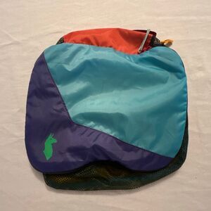 Cotopaxi Multicolor Packing Cube Travel Organizer Zip Pouch Mesh